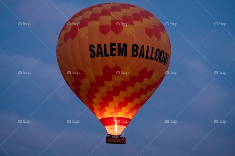 Balloon in the air