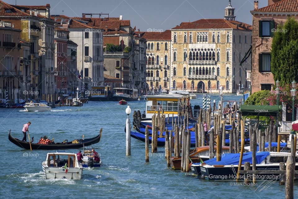 Canal, Water, Venetian, Gondola, City