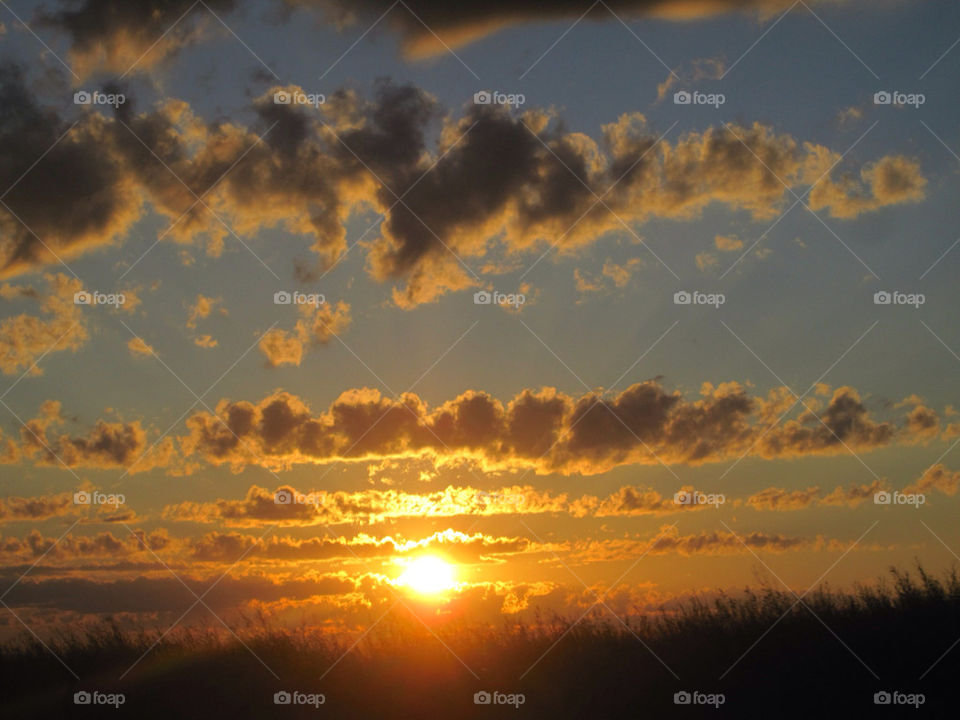 sunset clouds north dakota by ambino88