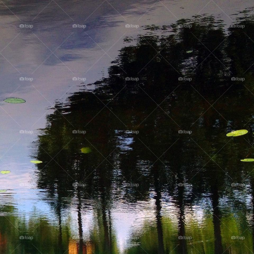 sky water twilight reflection by omiata