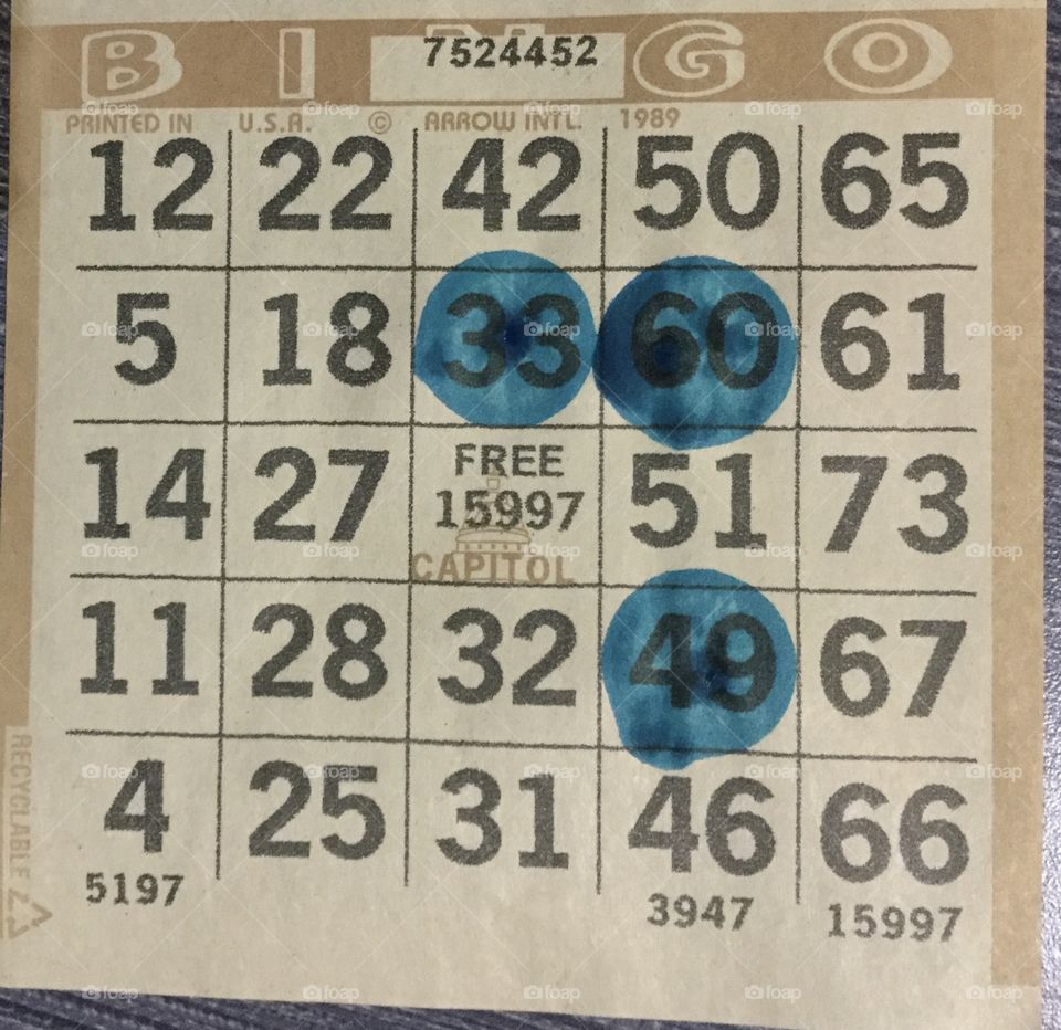 Bingo Paper 