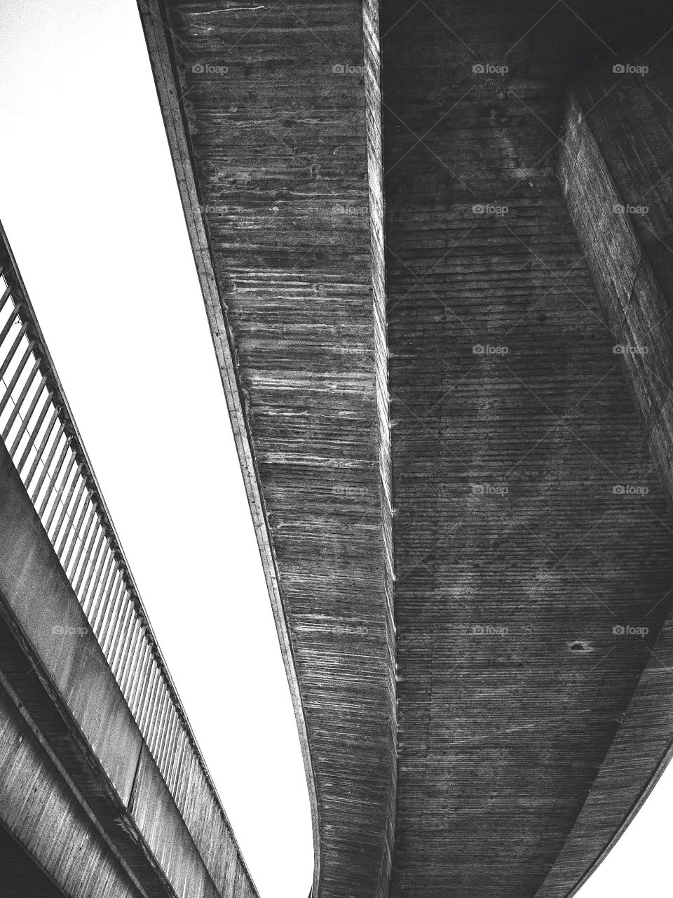 built structure - highway bridge in mannheim, germany 