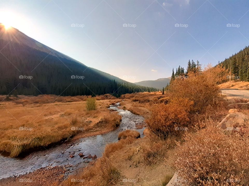 Colorado mountains in fall