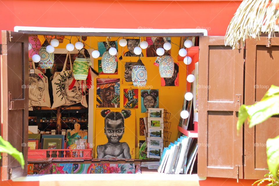 A view through a window