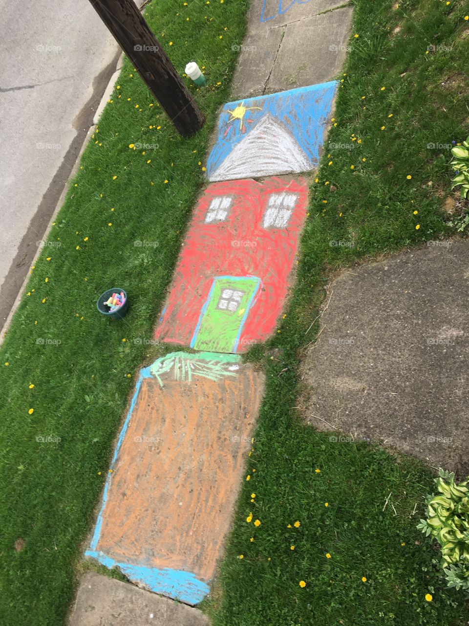 Me and my niece made this.