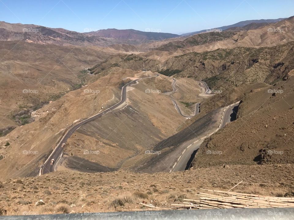 Road into the desert