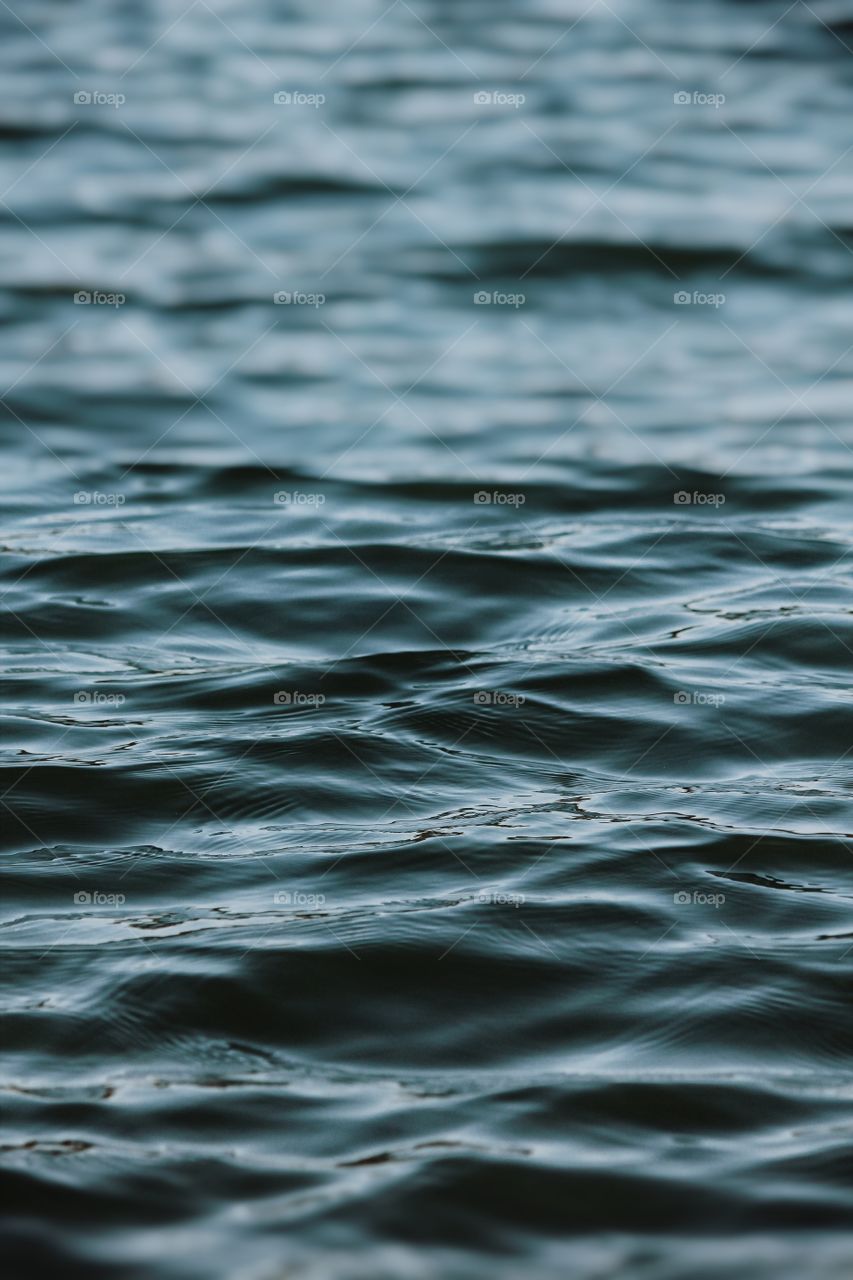 Close up shot of sea surface (waves)