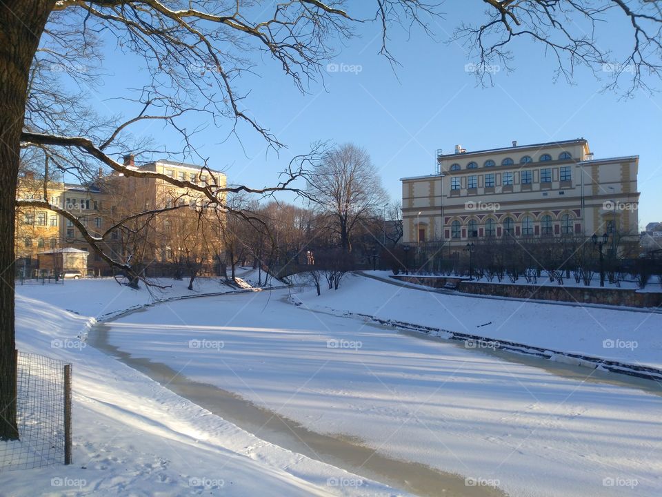 Riga in the winter time