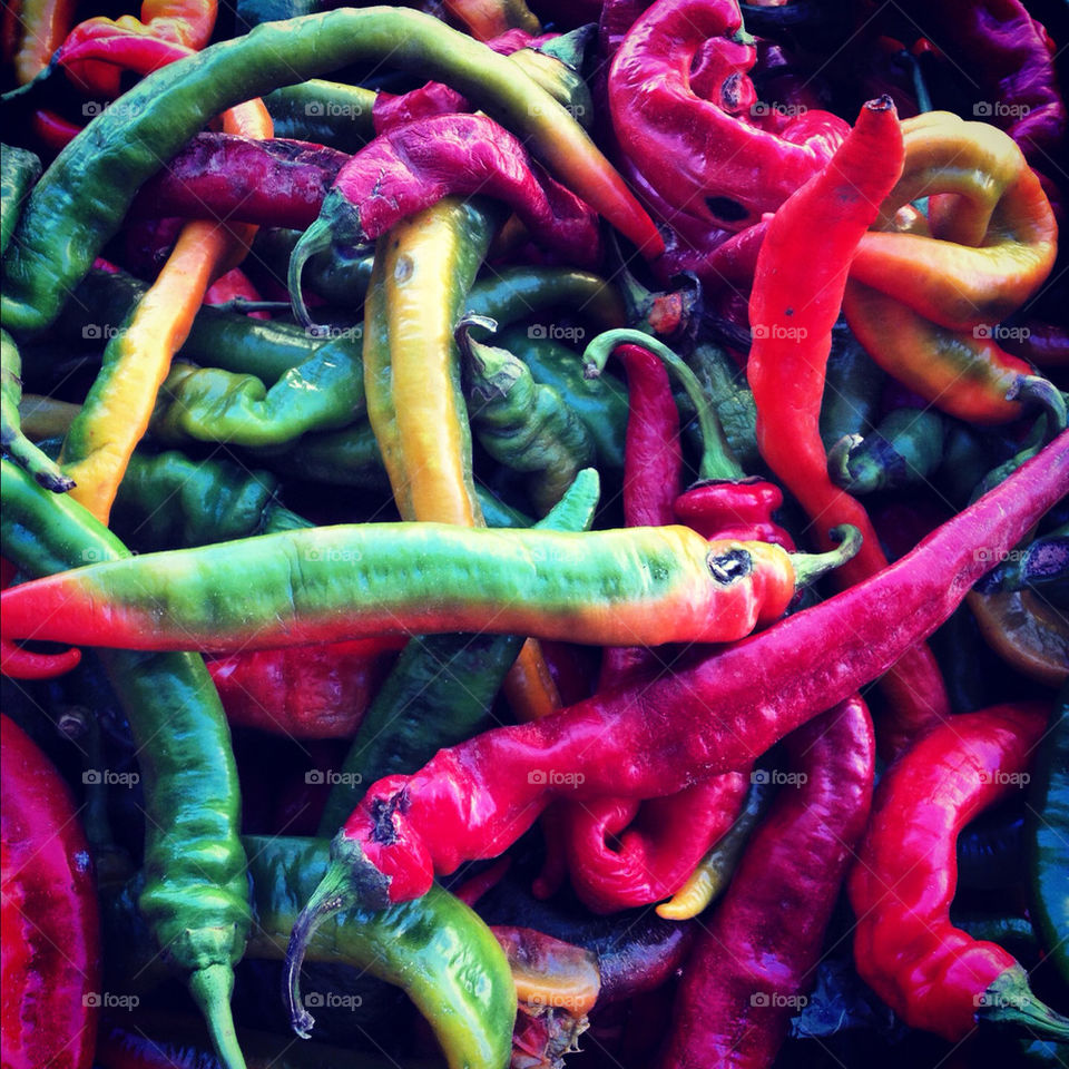 background colors peppers jalapeño by M-zio18