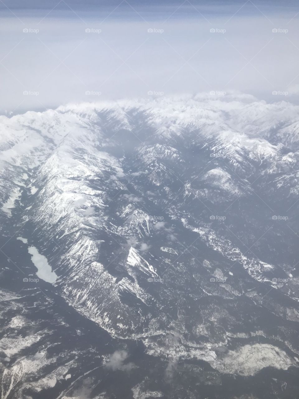 Mountains from the plane
