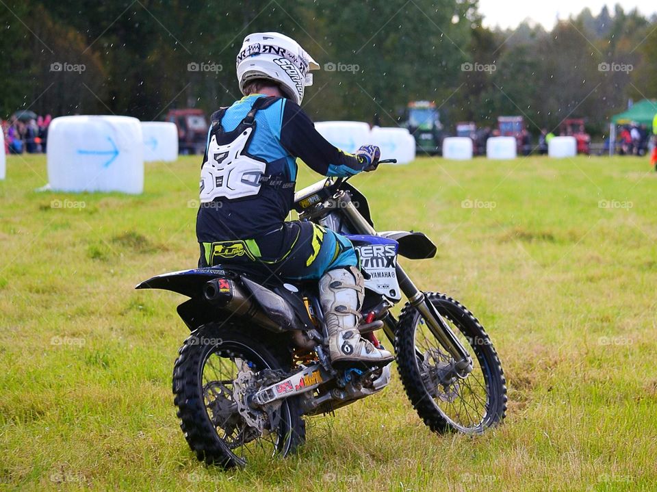 Motocross driver