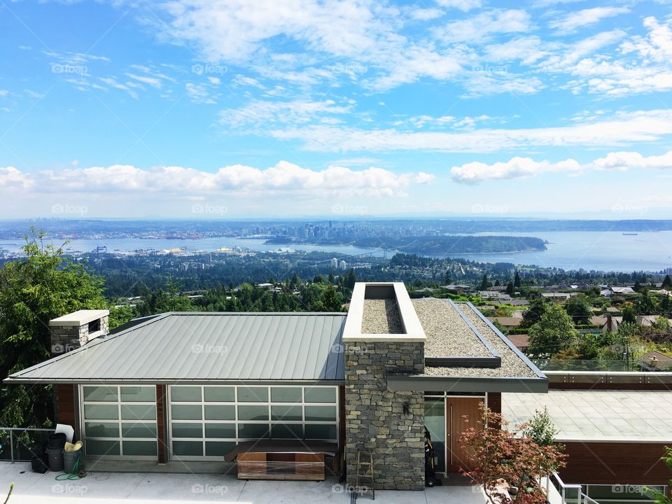 Luxury home in West Vancouver, British Columbia, with an incredible view 