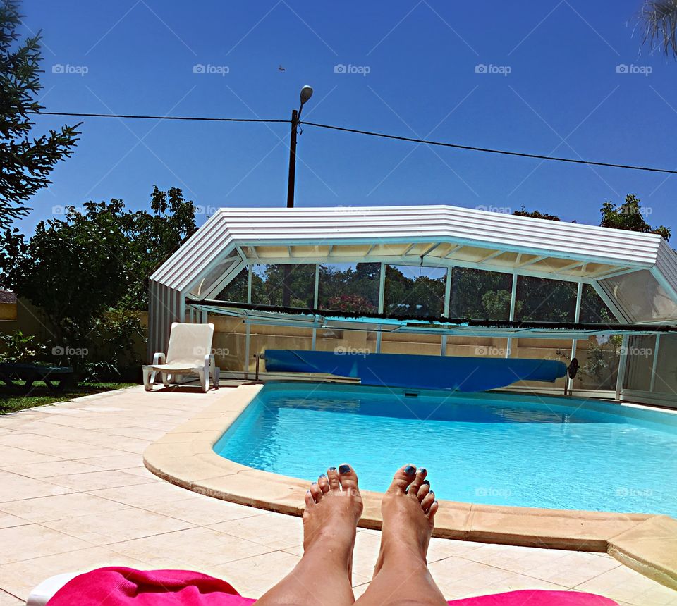 Dreaming by the pool 