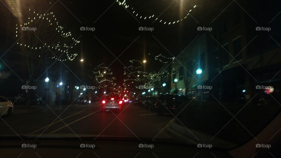 Street, Light, Blur, Road, City