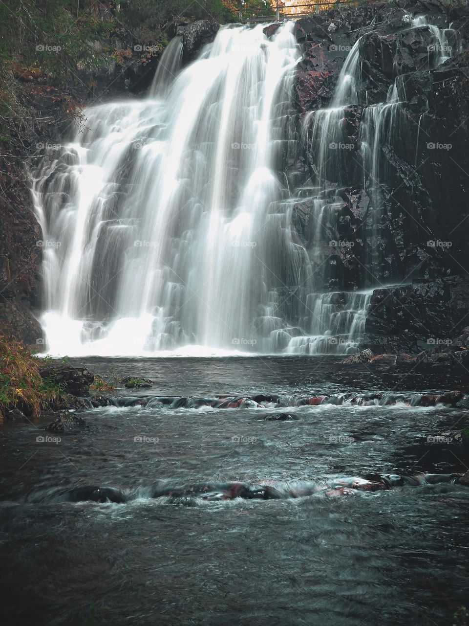 waterfall in sweden