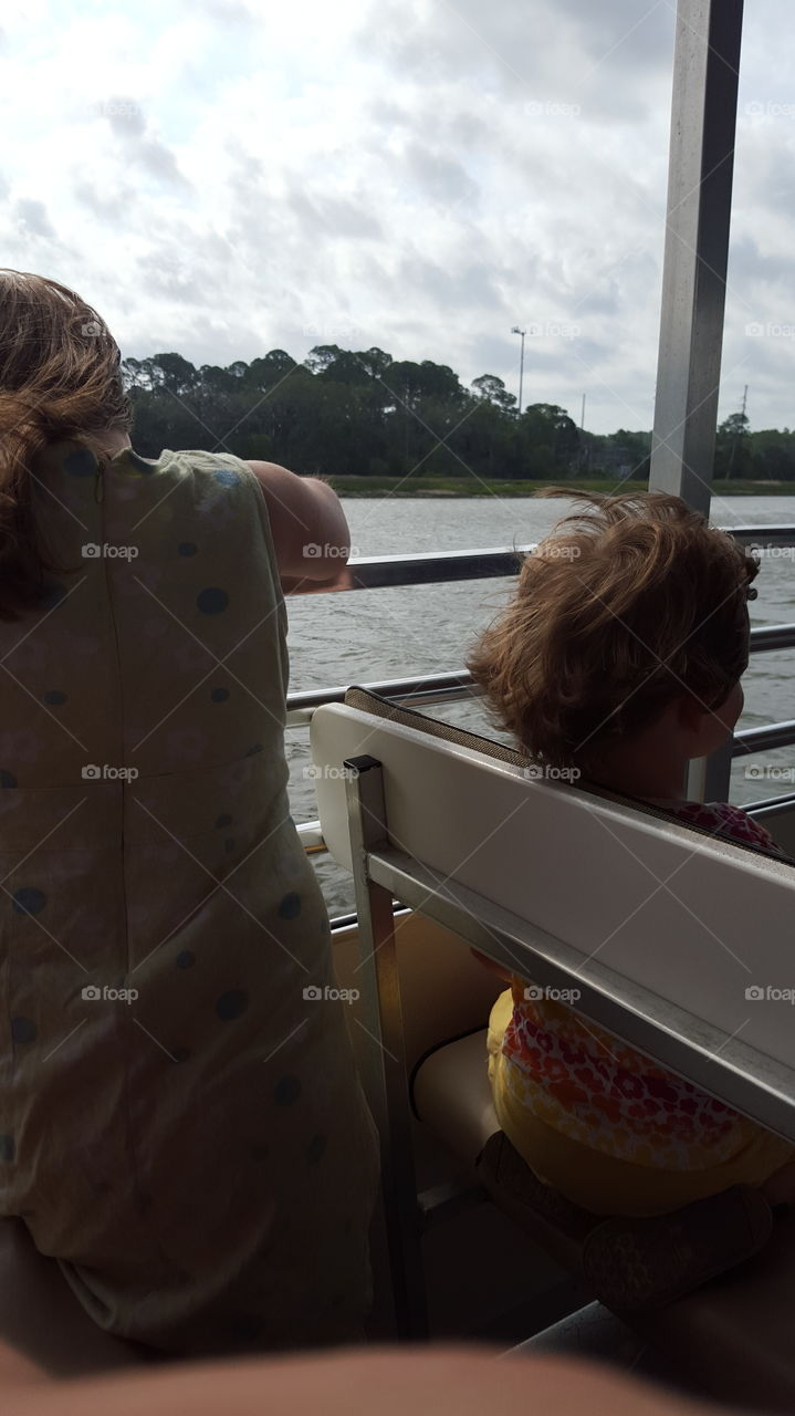 girls on a boat