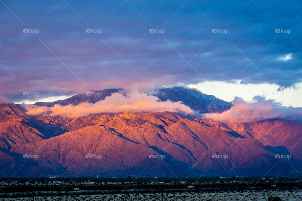 Mt San Jacinto Dawn