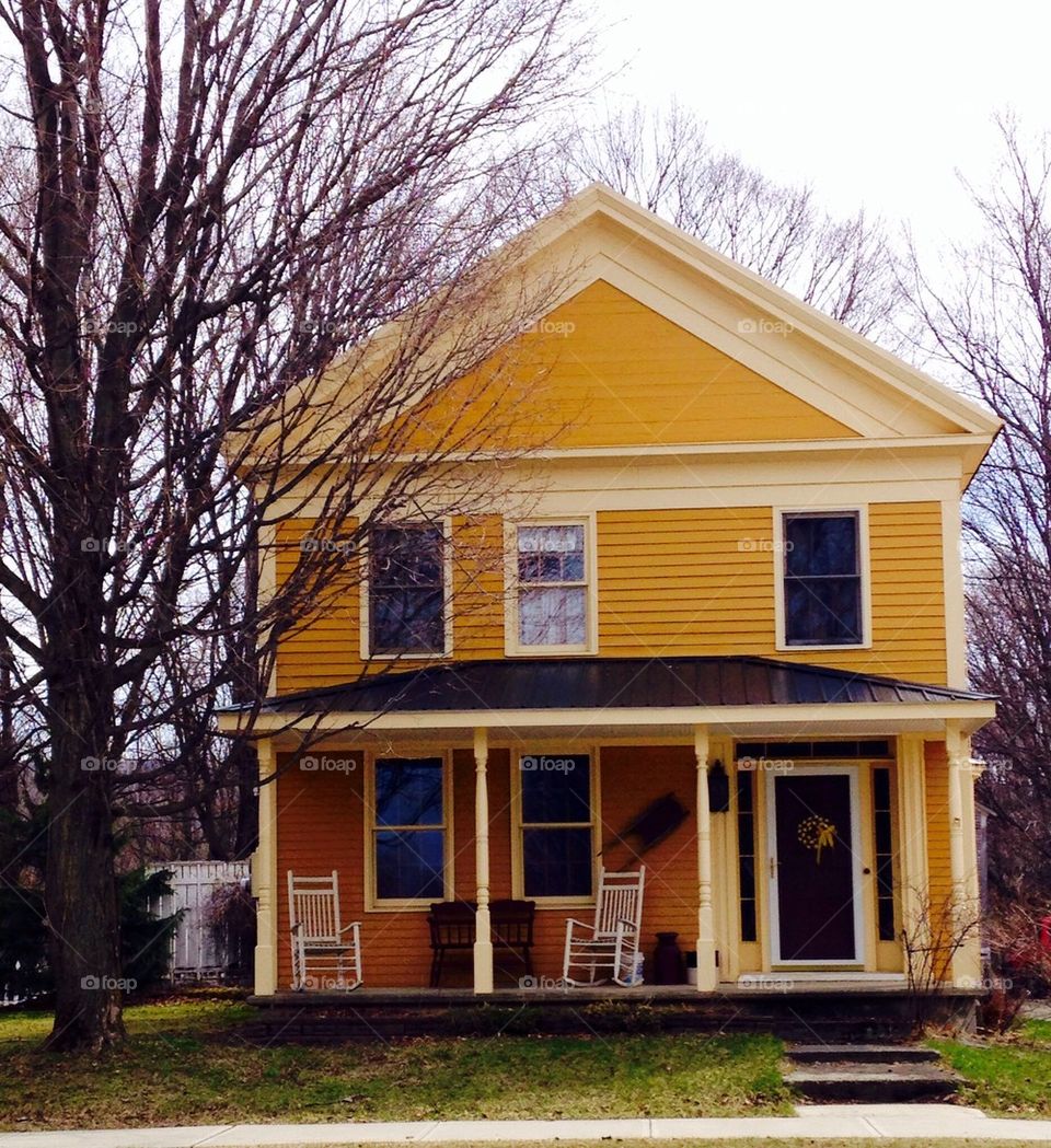 Yellow house