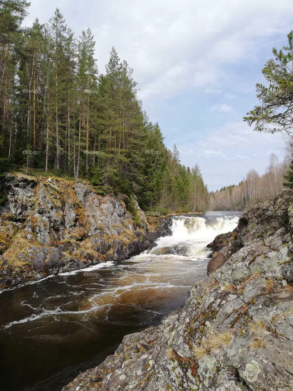 Река Суна, Республика Карелия, Россия
