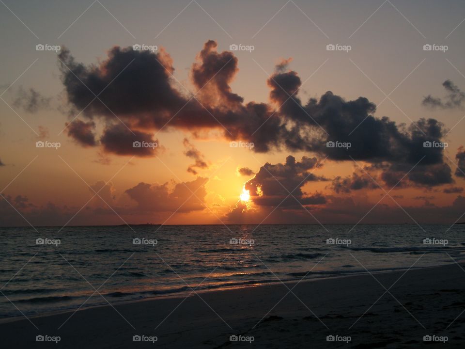 Cuban sunset