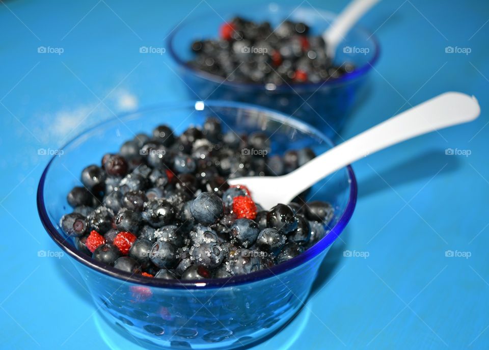 Fruit, Berry, Bowl, Blueberry, No Person