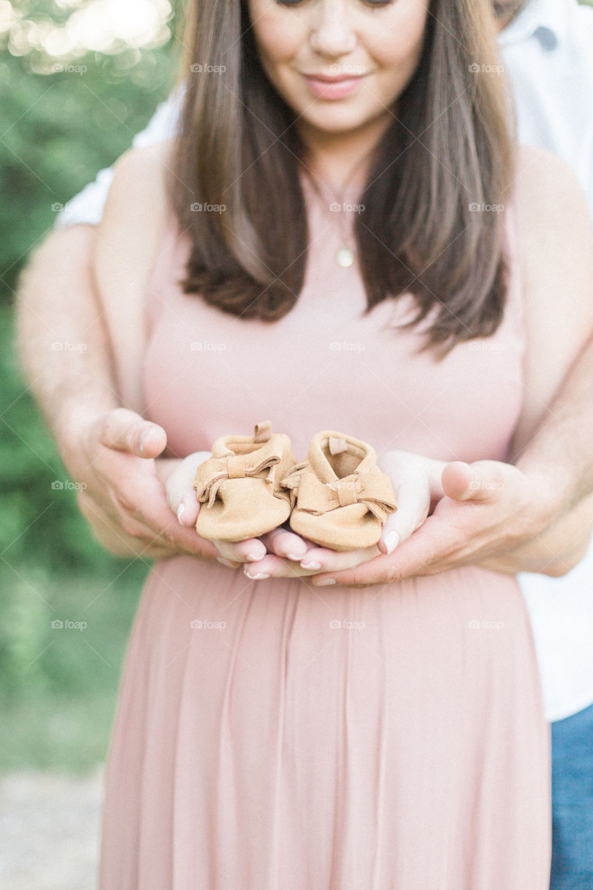 Baby booties for the little bean 