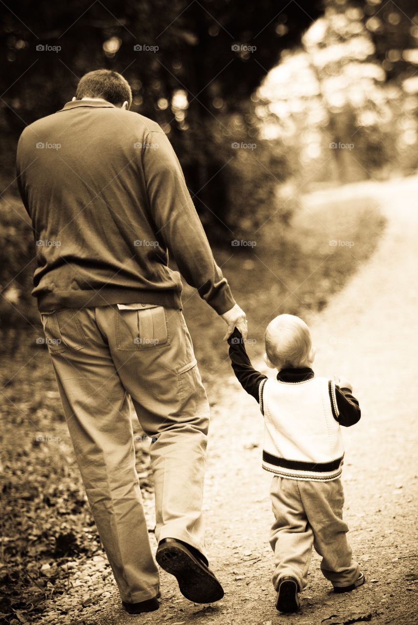 Walking with Daddy