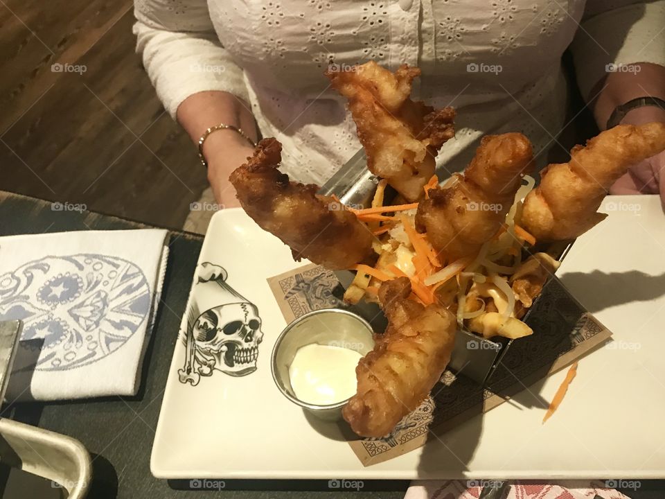Lobster lollipops at Chef Guy Fieri’s Las Vegas