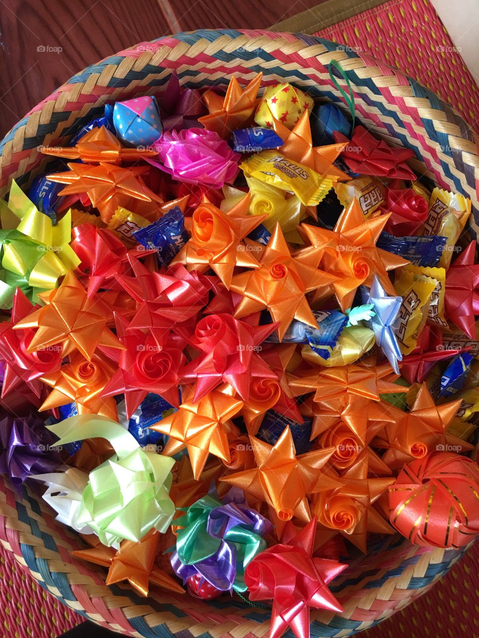 Hand craft from ribbin