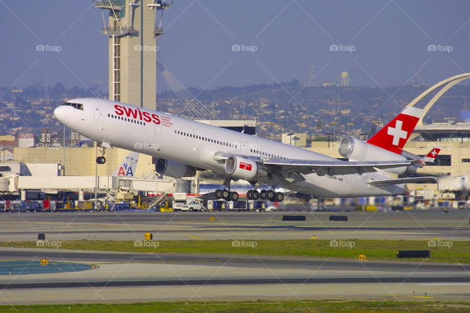 SWISS INTERNATIONAL AIRLINES LX MD-11 LAX LOS ANGELES CALIFORNIA