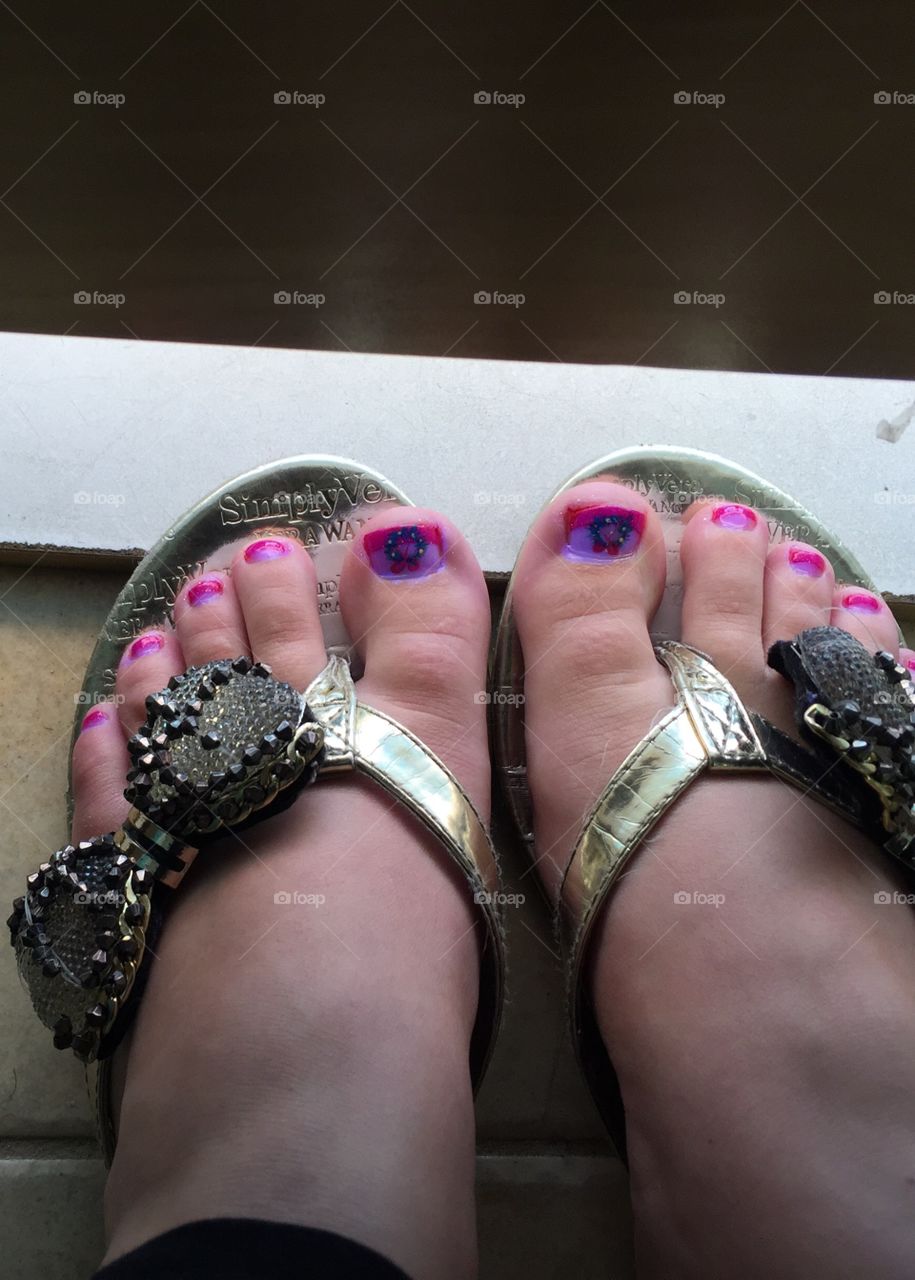 Pedicure toes nails salons 