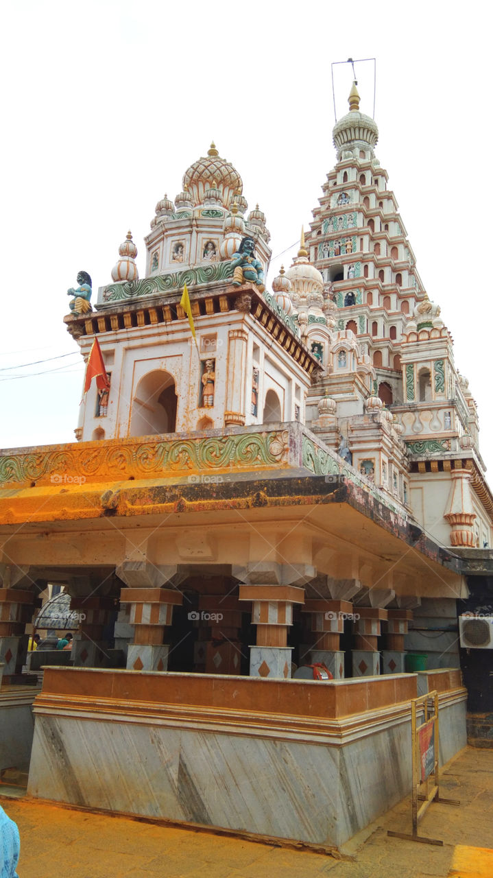 Exterior designing of Indian Temple