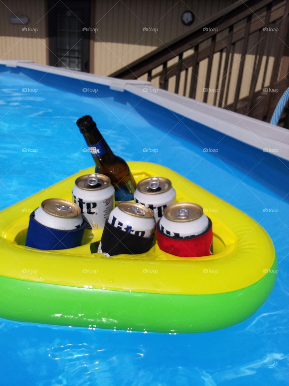 Pool fun beverage float