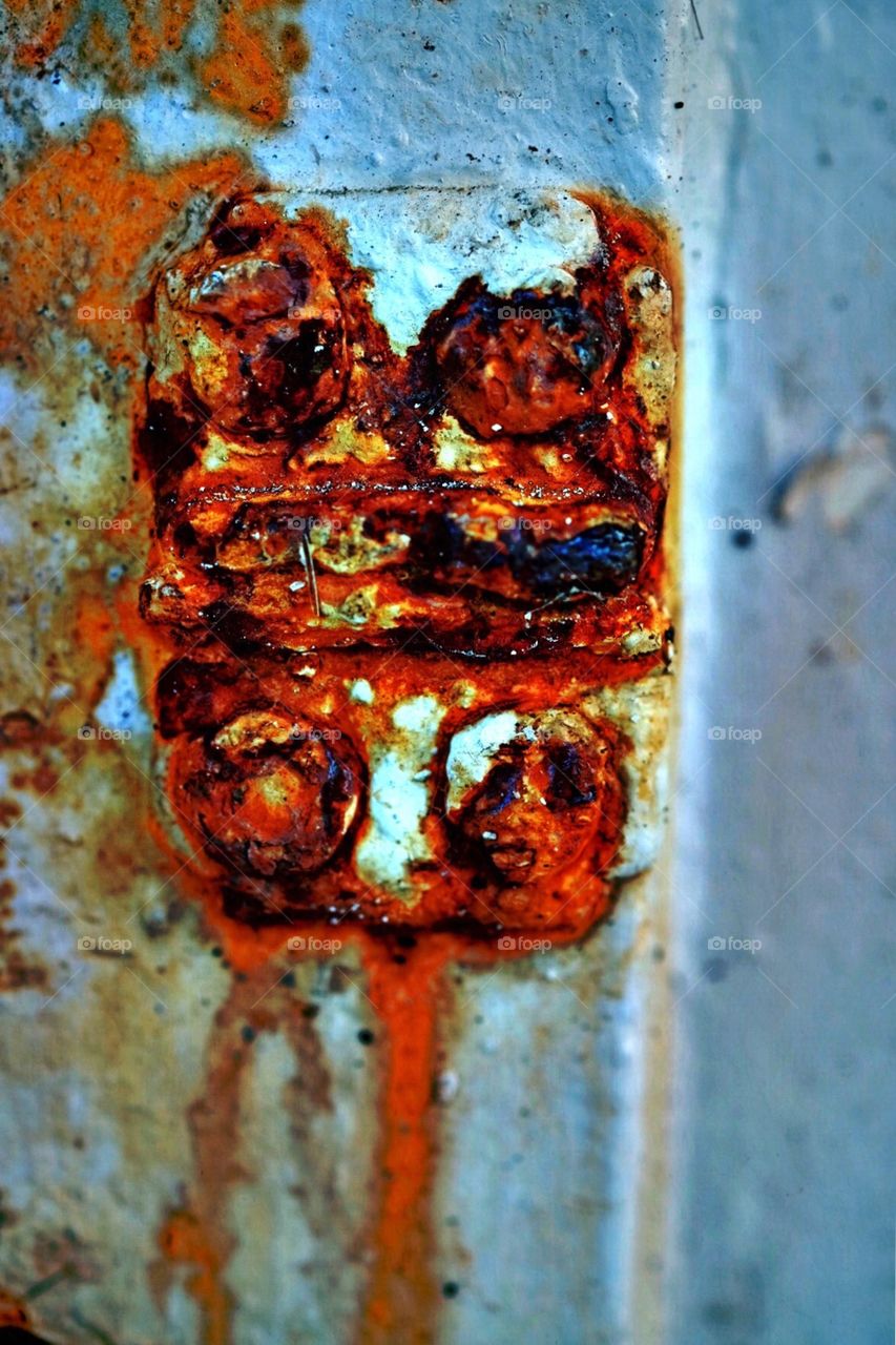 Closeup Of Rusty Art 