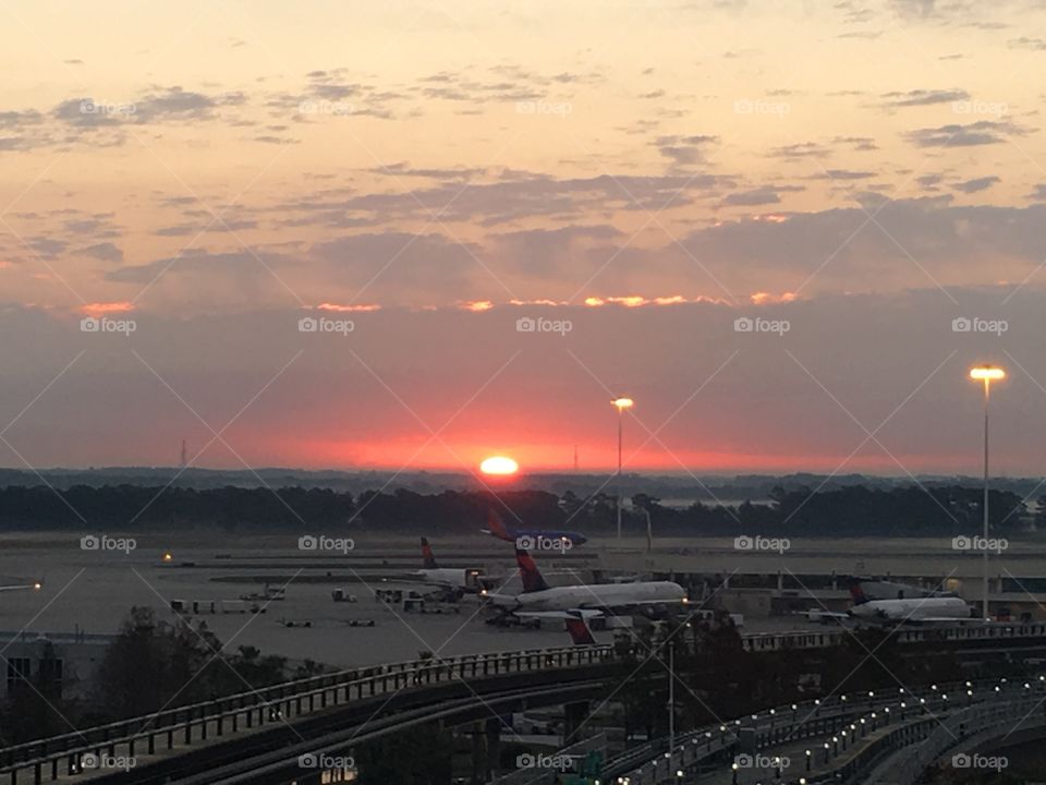 Early morning flight