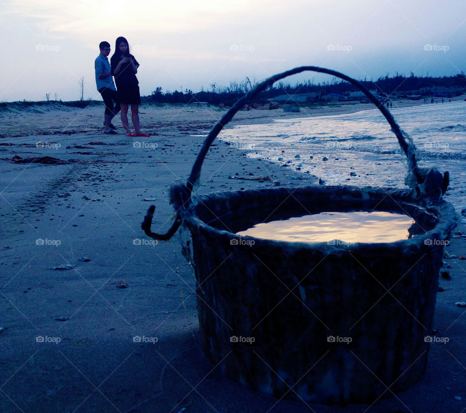 Sunset within a Bucket