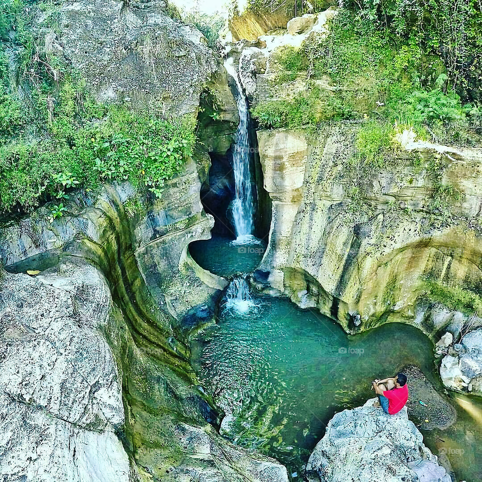 Waterfalls in wonogiri very beautiful