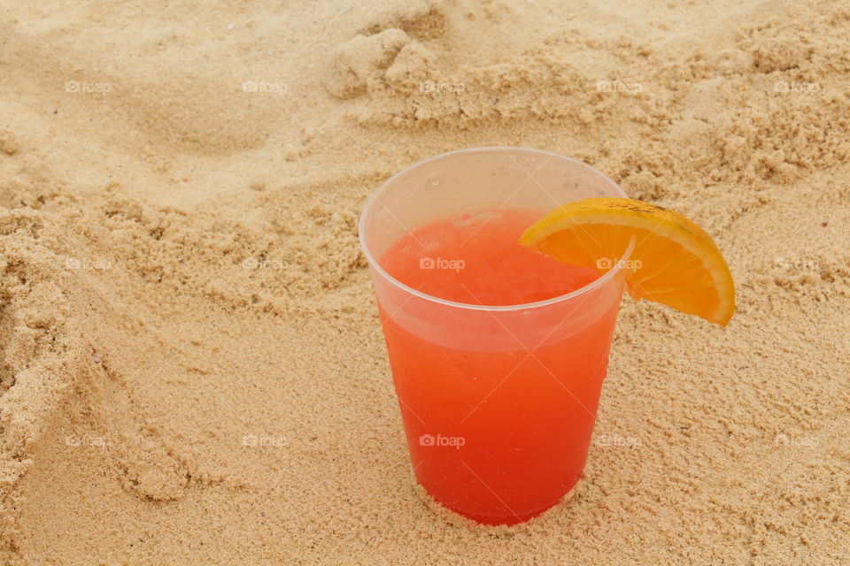 drink on the sand