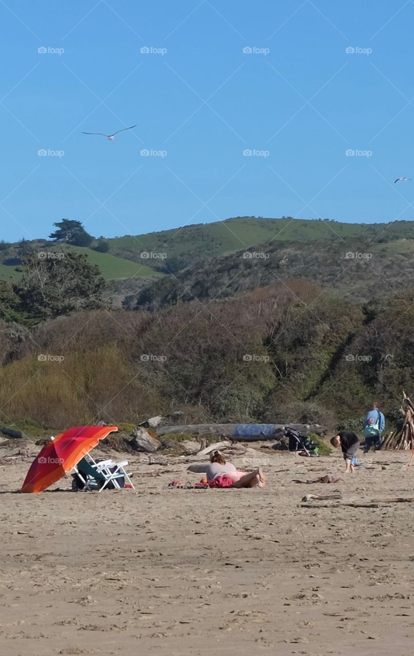 People beach