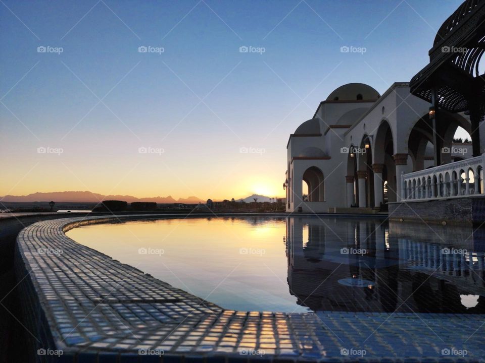 Magic of sunrise and sunset