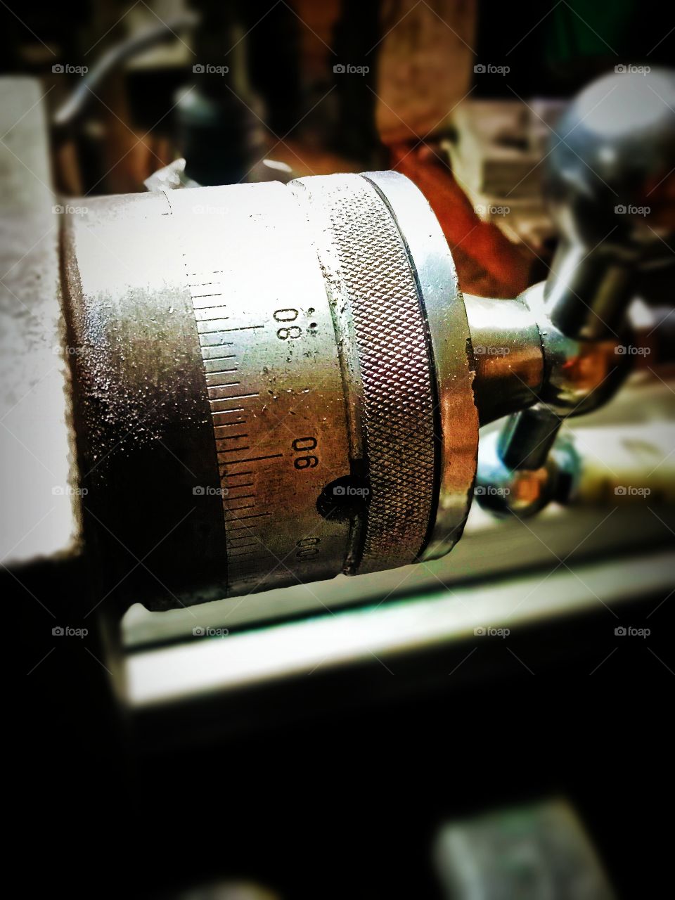 Machine tuning dial.