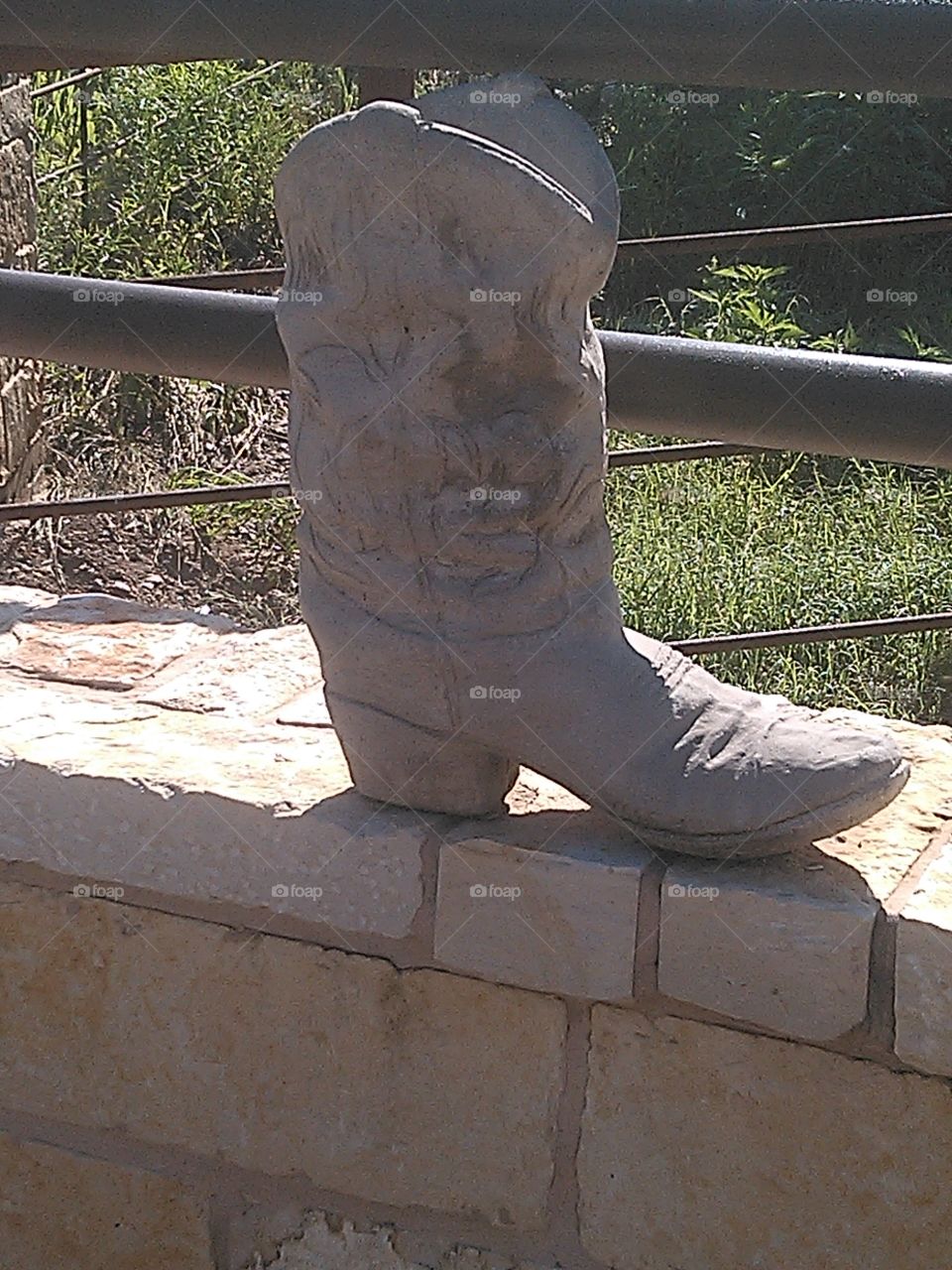 cowboy boot 1. this is a stone boot at the rock n ranch