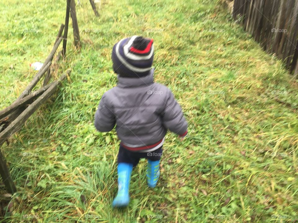 Grass, Child, Leaf, Nature, Wood