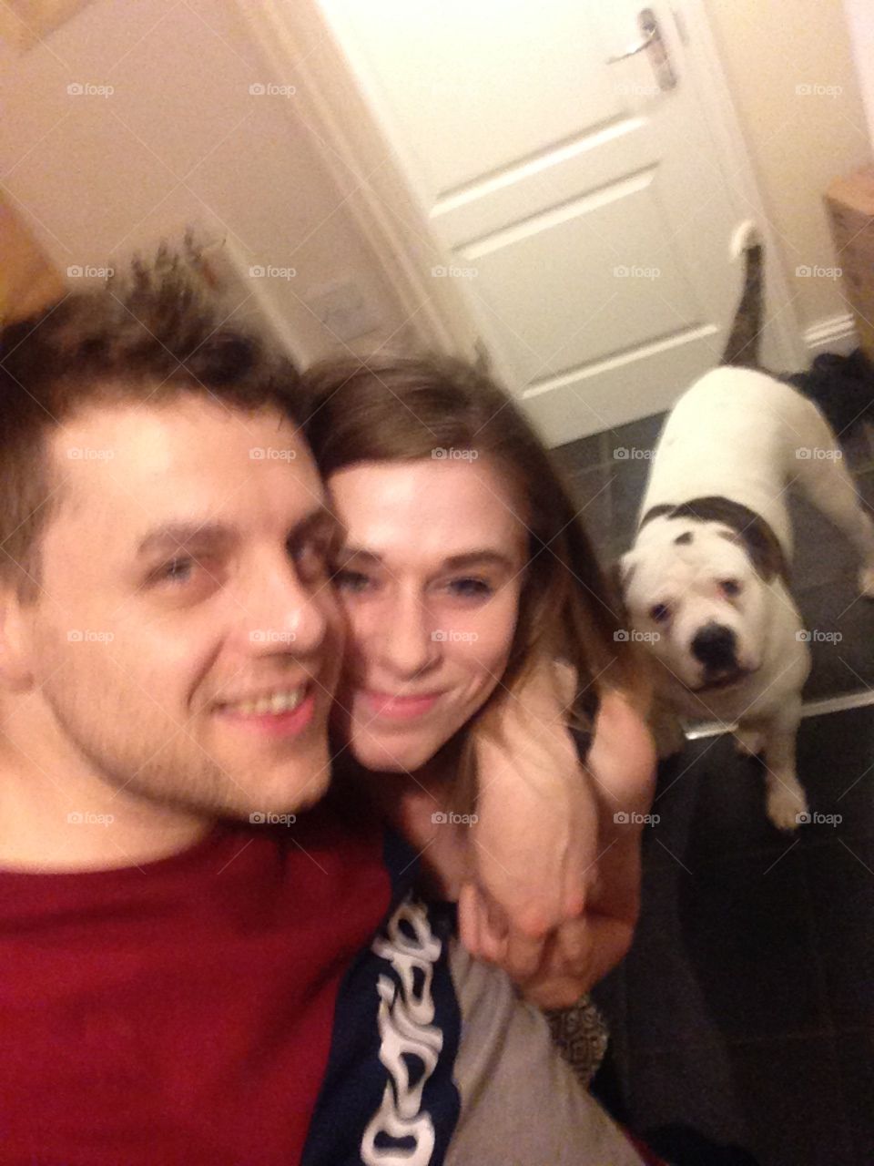 Dog always has to be in the picture 