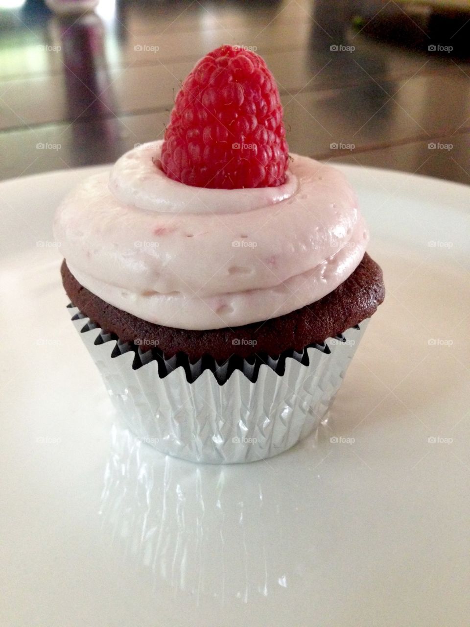 Chocolate Raspberry Cupcake