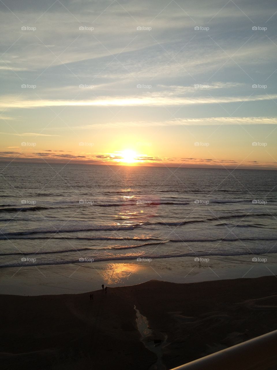 Sunset, Dawn, Water, Beach, Ocean