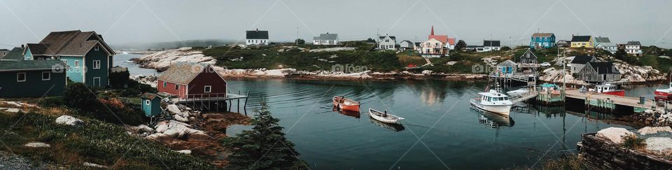 Canada pano Peggy’s Cove