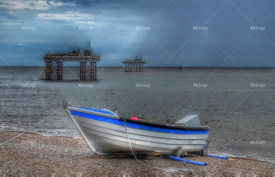 Surreal Nuclear Cooling Towers and Boat