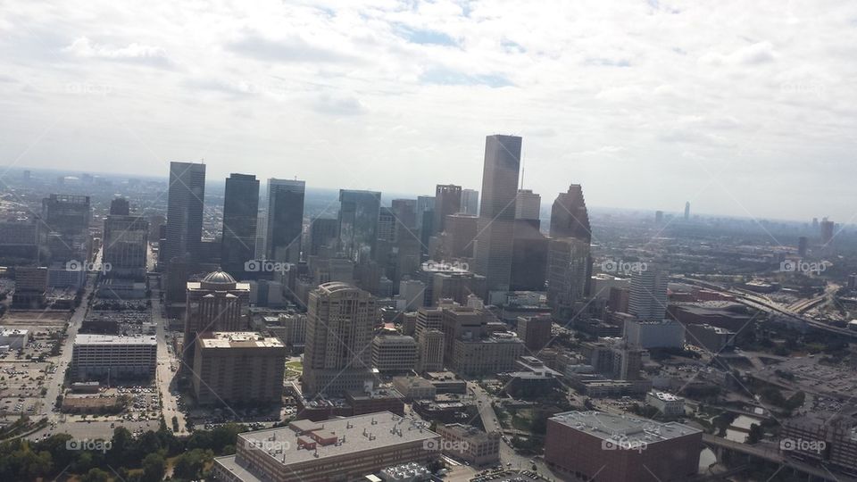 Downtown Houston Aerial