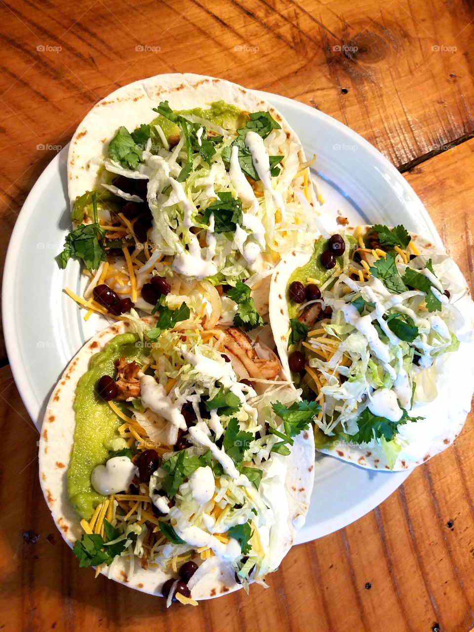 Cilantro lime chicken tacos